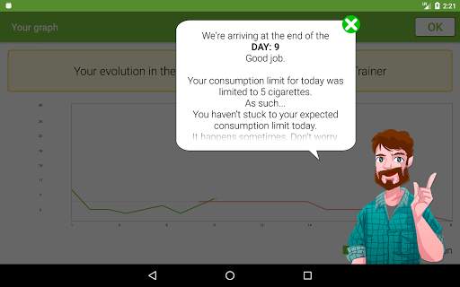 Stop Tobacco Mobile Trainer. Q screenshot 11