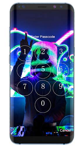 Electro House Music Lock Screen screenshot 3