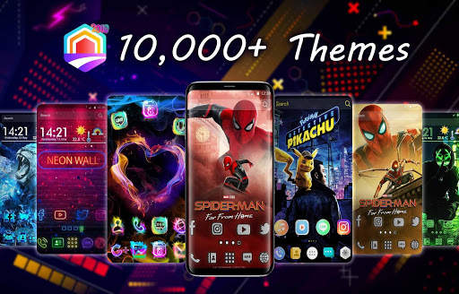 Flower Unicorn Cat Launcher Theme Live Wallpapers screenshot 5