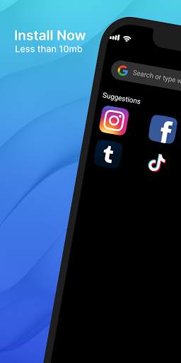 XYZ Browser: Video Downloader, Fast, Private screenshot 1