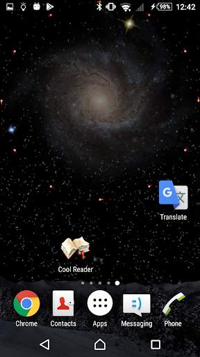 Galaxy Clock Skin screenshot 3