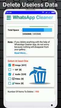 2018 New WhatsApp Cleaner screenshot 8
