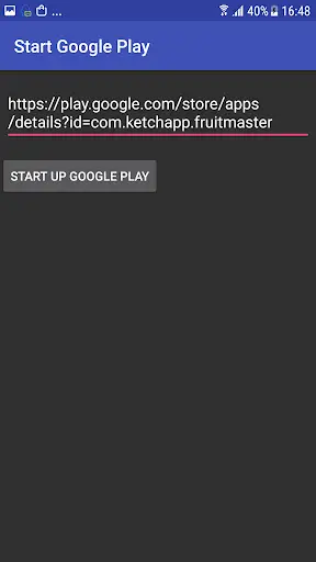 Play Store URL Opener screenshot 1
