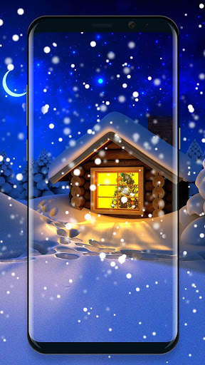 Frozen Winter - Snow Live Wallpaper screenshot 2