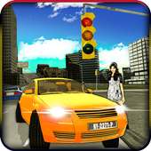 Taxi Driving 3D: Snow City logo
