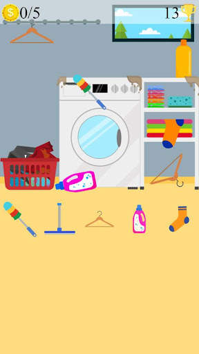 laundry washing machine game screenshot 3