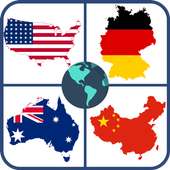 World map quiz & Geography trivia game logo