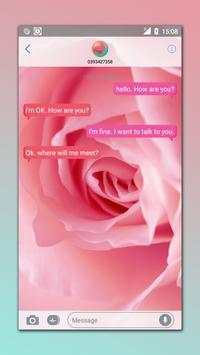 Pink Messenger Theme screenshot 3