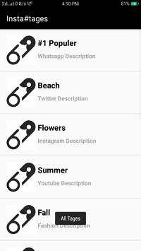 Trendy Tags for Boost Like & Follower In Instagram screenshot 2