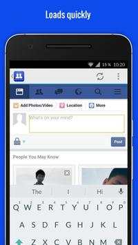 Lite for Facebook screenshot 2