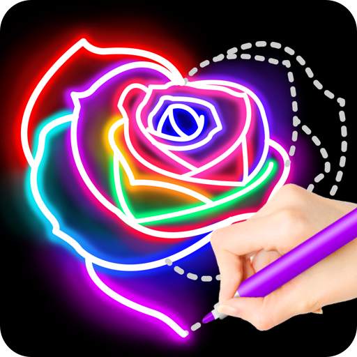 Learn To Draw Glow Flower 1.0.26