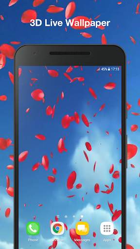 Petals 3D Live Wallpaper PRO screenshot 1
