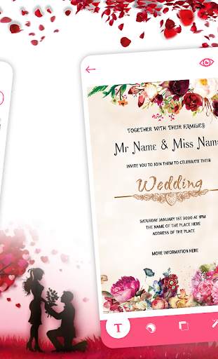 Engagement Invitation Card Maker screenshot 2