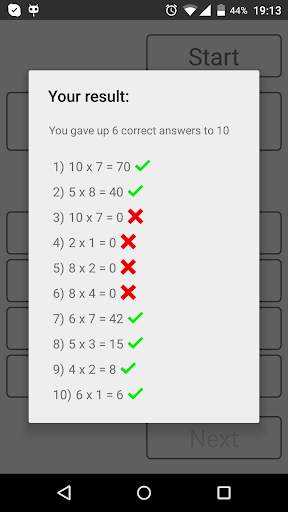 Mathematical dictation screenshot 3