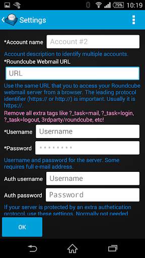 Roundcube Webmail screenshot 3
