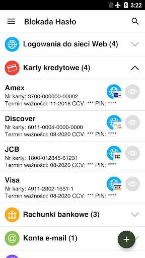 Blokada Hasło: Password Locker screenshot 2