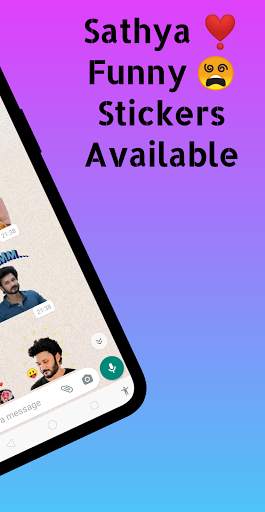 Sathya - Tamil Serial Stickers for Whatsapp screenshot 3