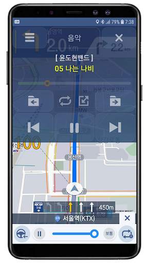 내비플레이어 - 카 미디어 플레이어(음악 동영상 유튜브, 티맵 맵피 카카오 내비 자동실행) screenshot 2