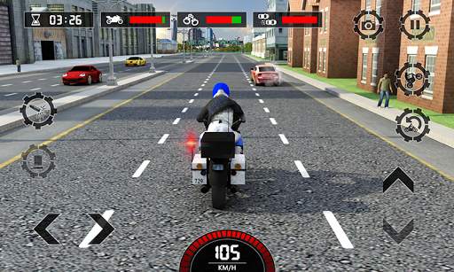 Police Bike Crime Patrol Squad: Gangster Car Chase screenshot 4