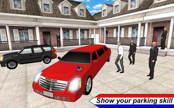 Limousine Car Driving President Security Car Games screenshot 5