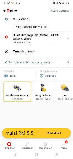 maxim — pengangkutan, delivery screenshot 8