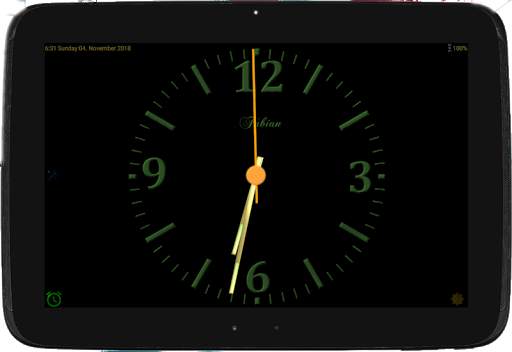 Nice Night Clock with Alarm and Light - no Ads screenshot 10