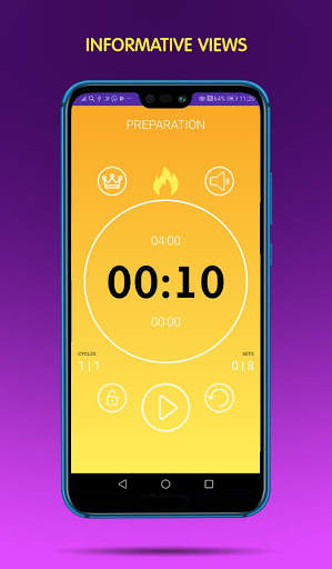 HIIT timer with music screenshot 2