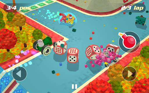 Pixel Car Racing Blocky Crash screenshot 16