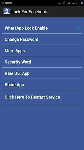 Lock For Facebook screenshot 2