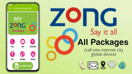 Zonge Packages 2022: Data, SMS screenshot 1