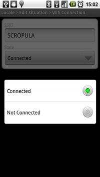 Locale Wifi Connection Plugin screenshot 1