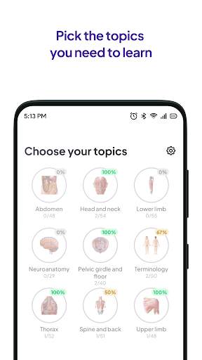 Daily Anatomy Flashcards स्क्रीनशॉट 2