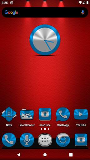 Light Blue Icon Pack скриншот 2