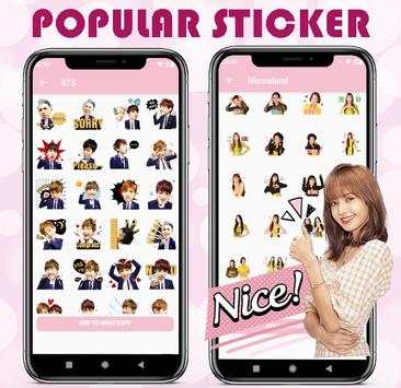 WA StickerApps Korean Idol Sticker for WhatsApp screenshot 2