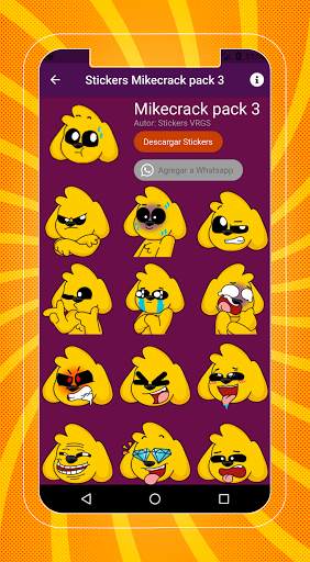 💎Stickers de Mikecrack y Los Compas para WhatsApp screenshot 3