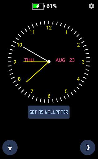 Digital Clock Live Wallpaper screenshot 2