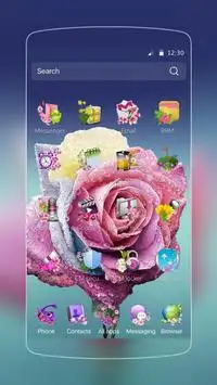 Dew Dirp Rose Flower screenshot 2