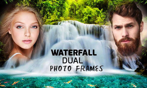 Waterfall Dual Photo Frames screenshot 1