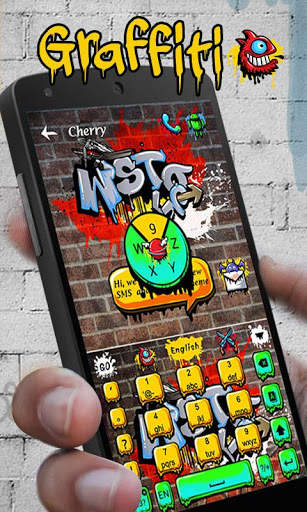 Graffiti Style Keyboard Theme screenshot 3