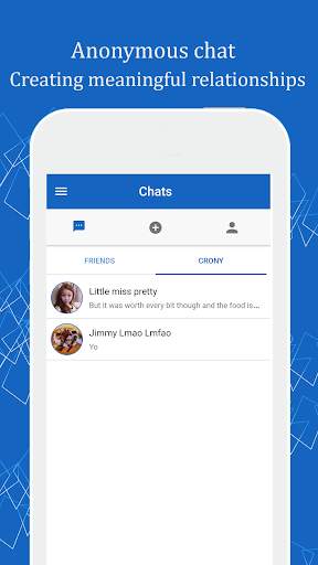 Crony - Anonymous social messenger screenshot 4