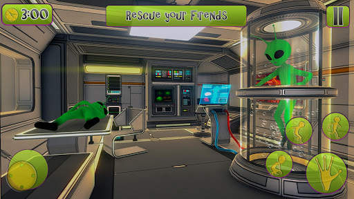 Green Alien Prison Escape Game 2021 screenshot 2