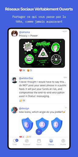 Status - Communication Privée screenshot 6