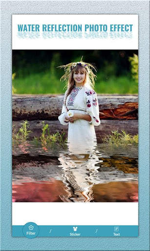 Water Reflection Photo Effect 2 تصوير الشاشة