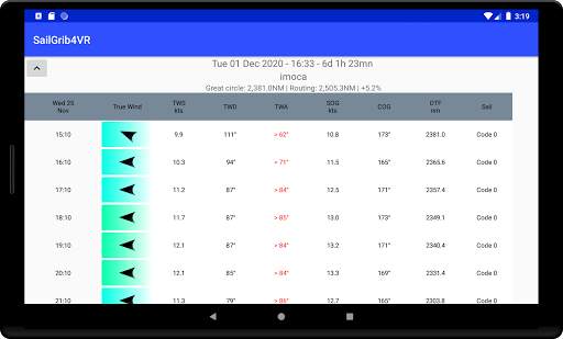 SailGrib for Virtual Regatta screenshot 11