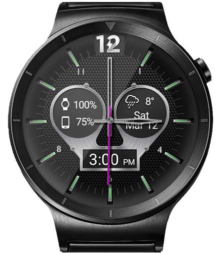 Titanium Brave HD WatchFace Widget Live Wallpaper screenshot 15
