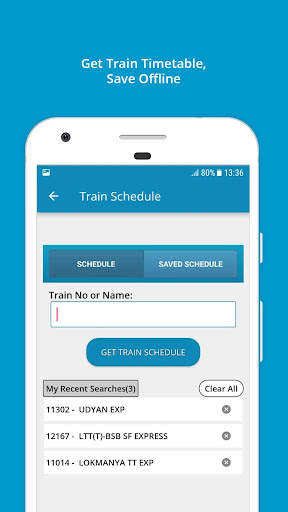 Indian Rail Train Info screenshot 5
