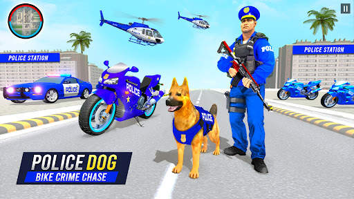 Police Dog Crime Bike Chase screenshot 1