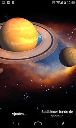 3D Galaxy Live Wallpaper HD screenshot 2