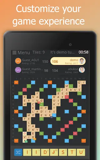 Rackword - Online word game screenshot 12