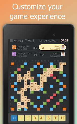 Rackword - Online word game скриншот 12